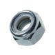 TUERCA SEGURIDAD INSERTO NYLON MM P1.25 GALVANIZADA 8